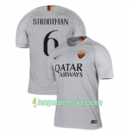 Billiga Fotbollströjor AS Roma Strootman 6 Borta tröja 2018/19 Kortärmad